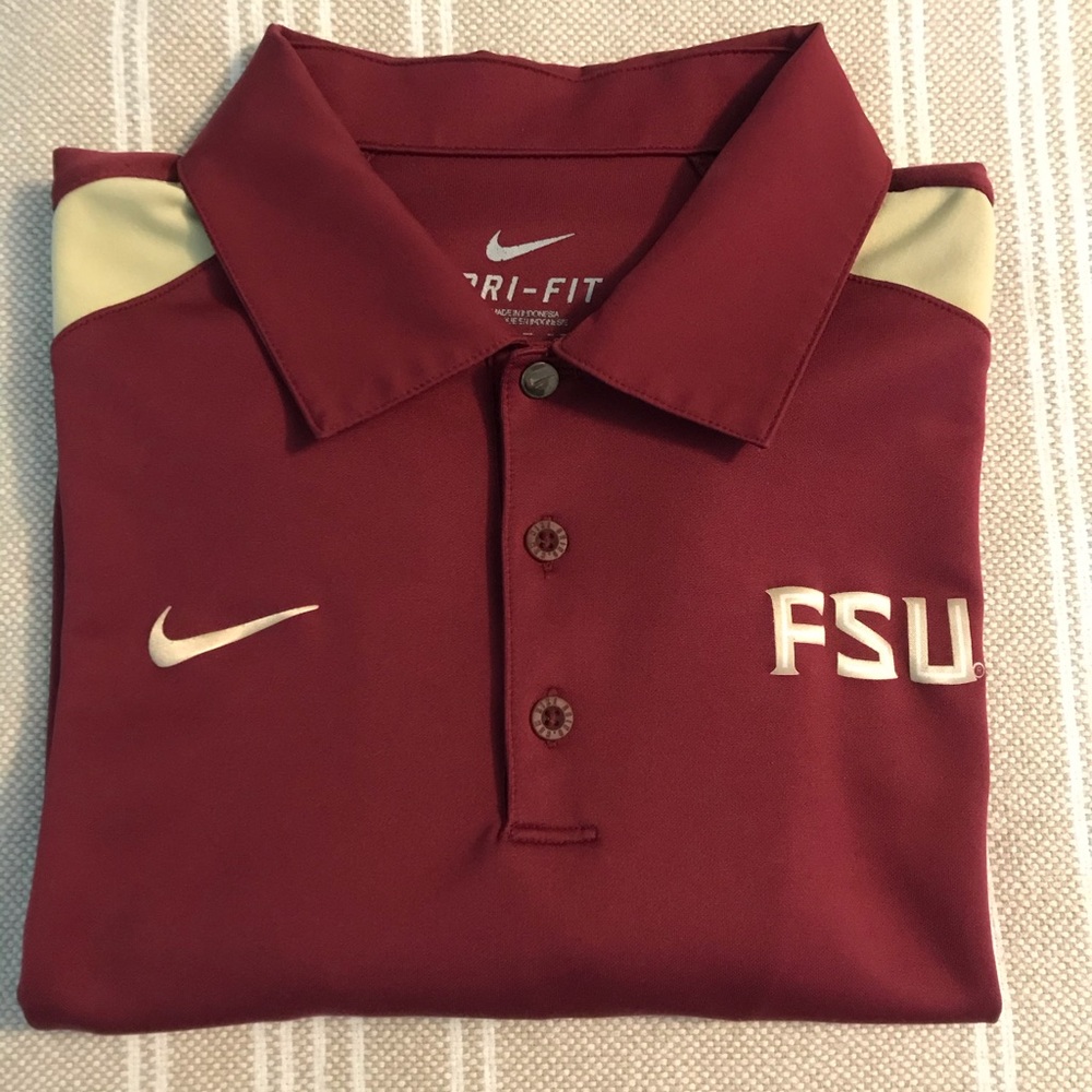 Men's Florida State University Dri-Fit Nike Polo